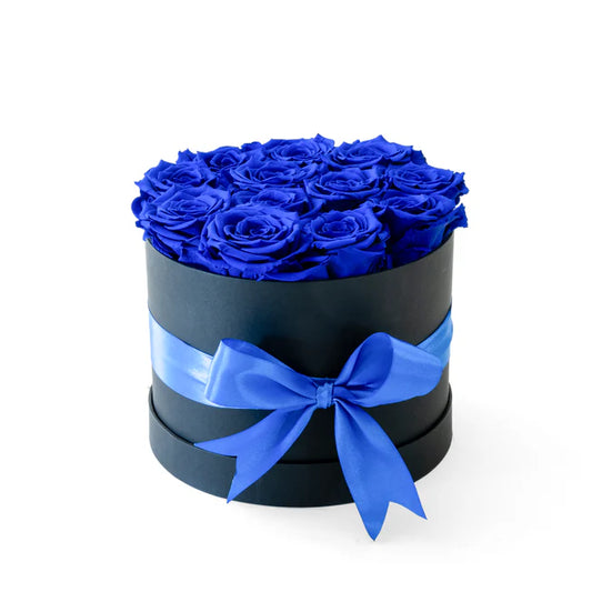 CAJA REDONDA - ROSAS PRESERVADAS