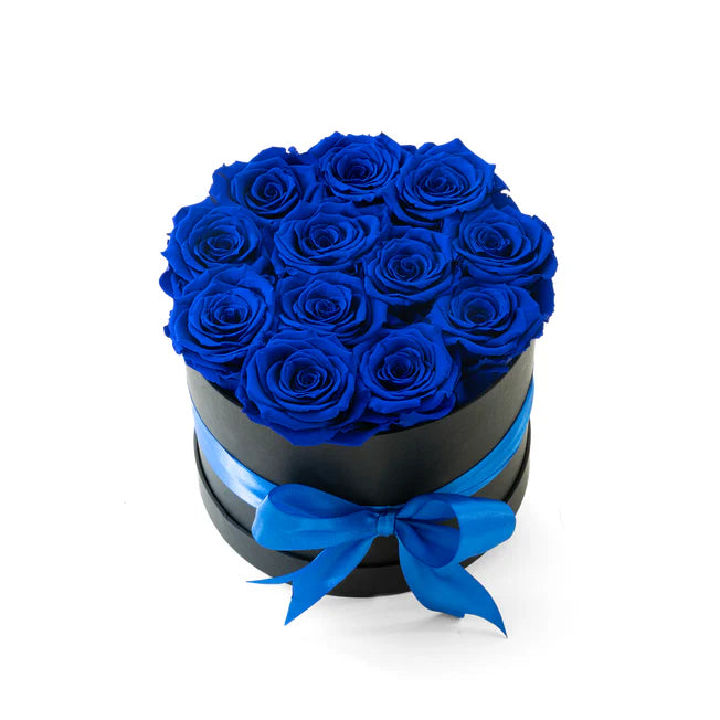 CAJA REDONDA - ROSAS PRESERVADAS