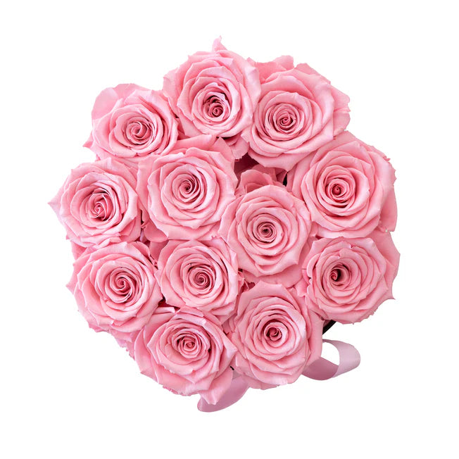CAJA REDONDA - ROSAS PRESERVADAS