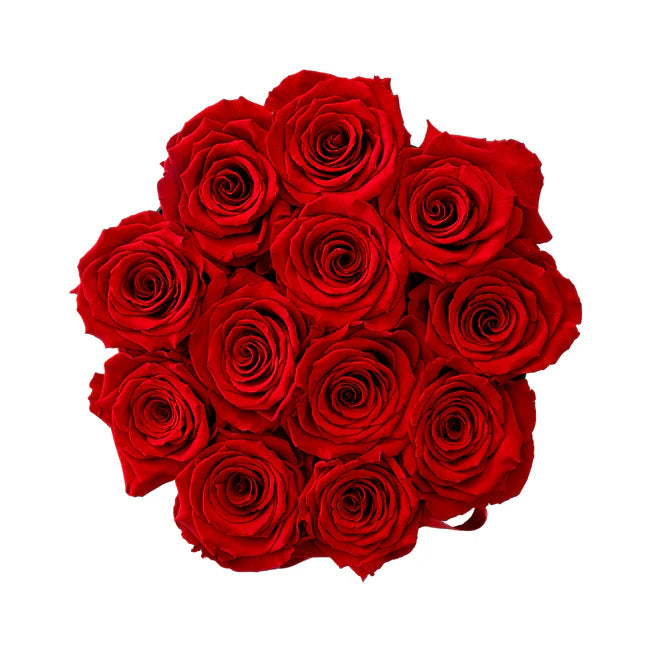 CAJA REDONDA - ROSAS PRESERVADAS
