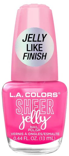ESMALTE DE UÑAS SHEER JELLY BY L.A. COLORS - COLOR ROSE WATER