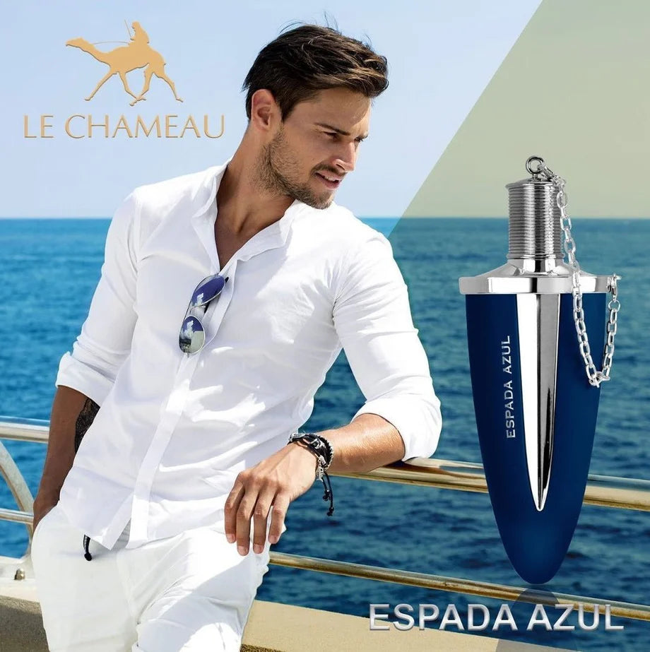 ESPADA AZUL BY LE CHAMEAU - EAU DE PARFUM FOR MEN 3.4OZ / 100ML