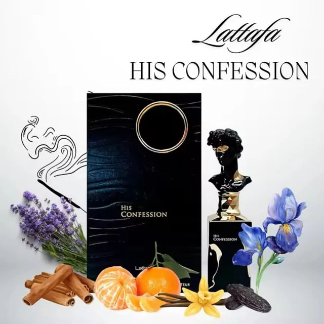 HIS CONFESSION BY LATTAFA - EAU DE PARFUM FOR MEN 3.4OZ / 100ML