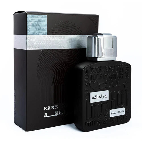 RAMZ SILVER BY LATTAFA - EAU DE PARFUM FOR MEN 3.4OZ / 100ML