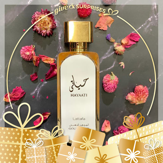 HAYATI GOLD ELIXIR BY LATTAFA - EAU DE PARFUM FOR WOMAN 3.4OZ / 100ML