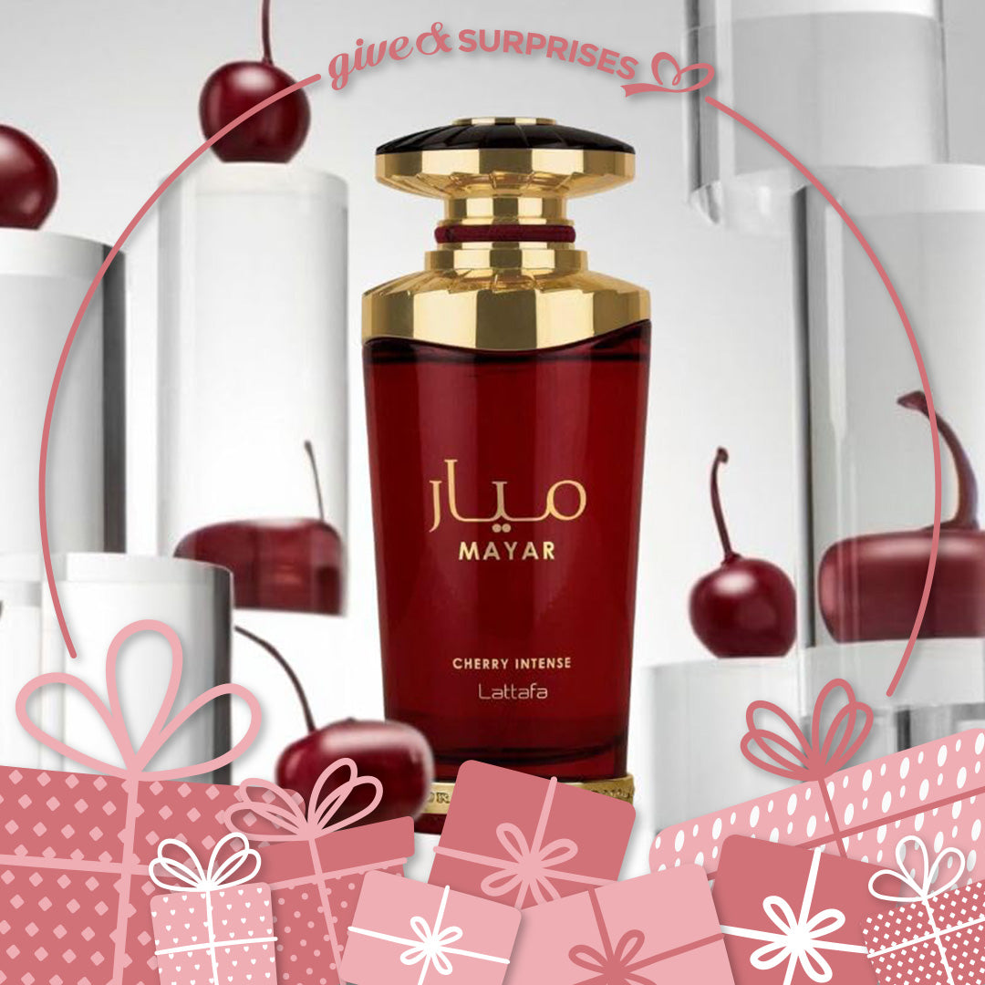 MAYAR CHERRY INTENSE BY LATTAFA - EAU DE PARFUM FOR UNISEX 3.4OZ / 100ML
