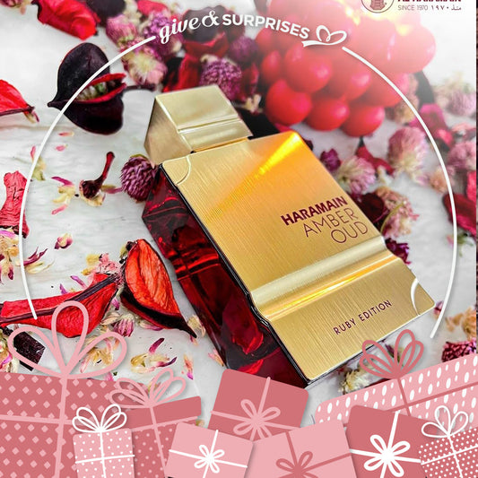 AMBER OUD RUBY EDITION BY AL HARAMAIN  - EAU DE PARFUM FOR UNISEX, 2.0 OZ / 60 ML