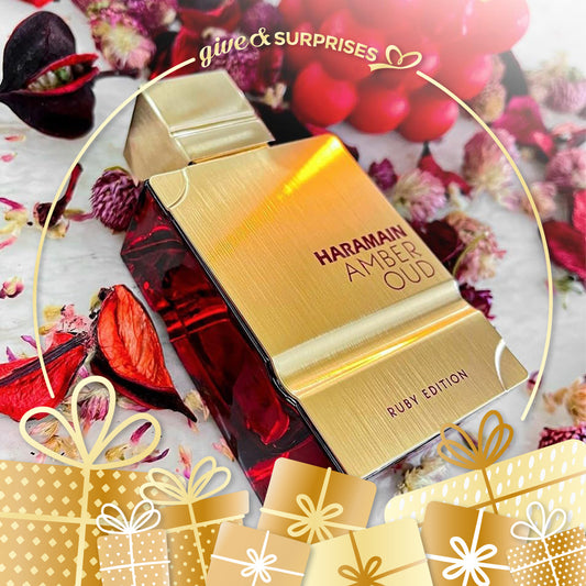 AMBER OUD RUBY EDITION BY AL HARAMAIN  - EAU DE PARFUM FOR UNISEX, 2.0 OZ / 60 ML