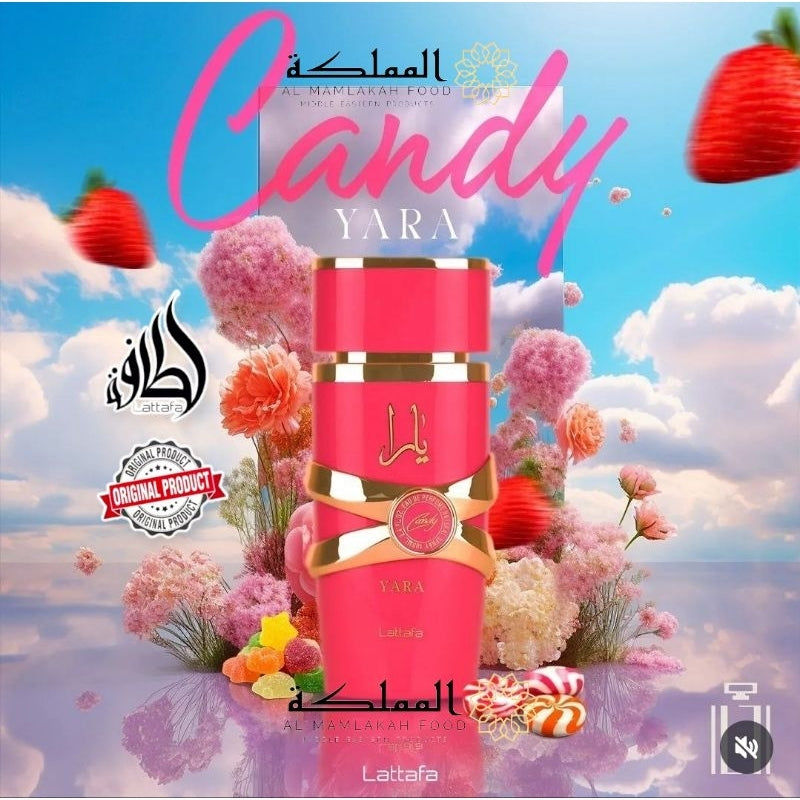 YARA CANDY BY LATTAFA  - EAU DE PARFUM FOR WOMAN 3.4 OZ / 100ML