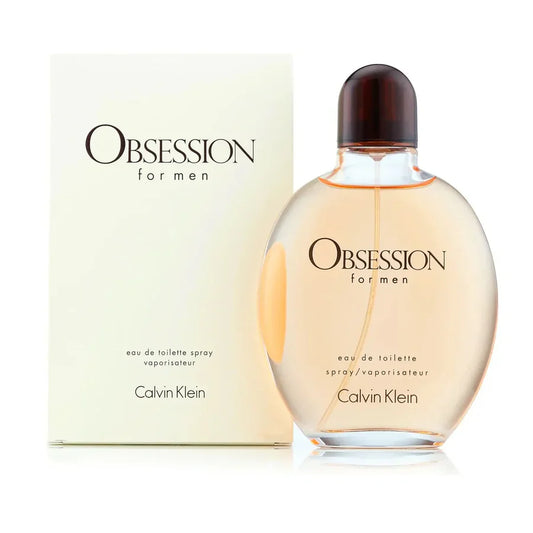 OBSESSION BY CALVIN KLEIN - EAU DE TOILETTE FOR MEN  4.0 OZ / 118ML