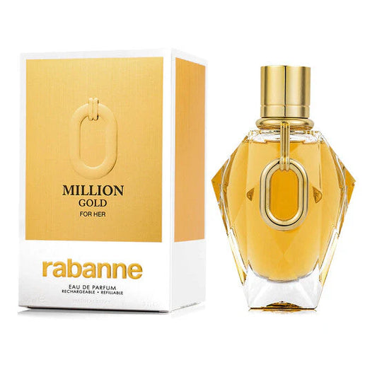 MILLION GOLD BY RABANNE - EAU DE PARFUM FOR WOMAN  3.4OZ / 100ML