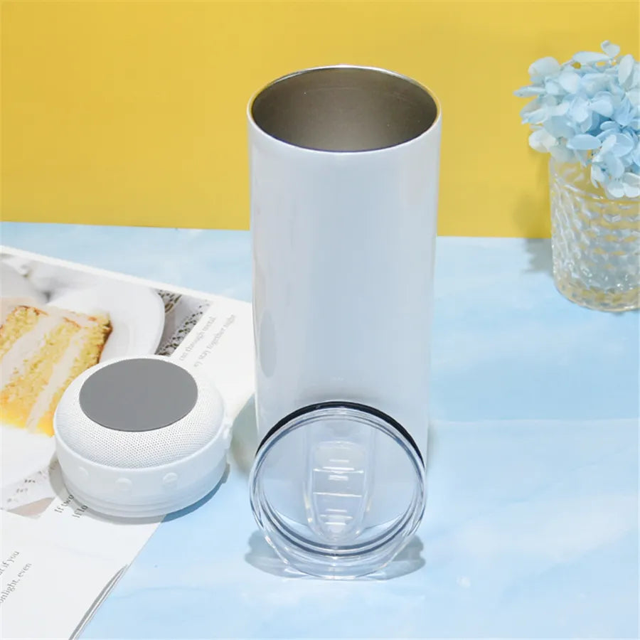 Vaso de Sublimación de 20 oz con Altavoz Integrado