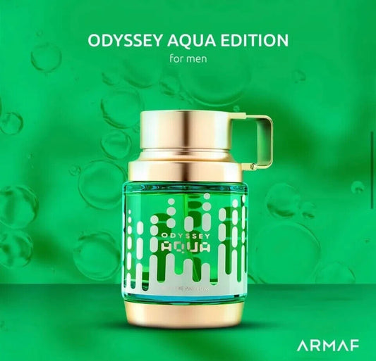 ODISSEY AQUA BY ARMAF - EAU DE PARFUM FOR MEN 3.4OZ / 100ML