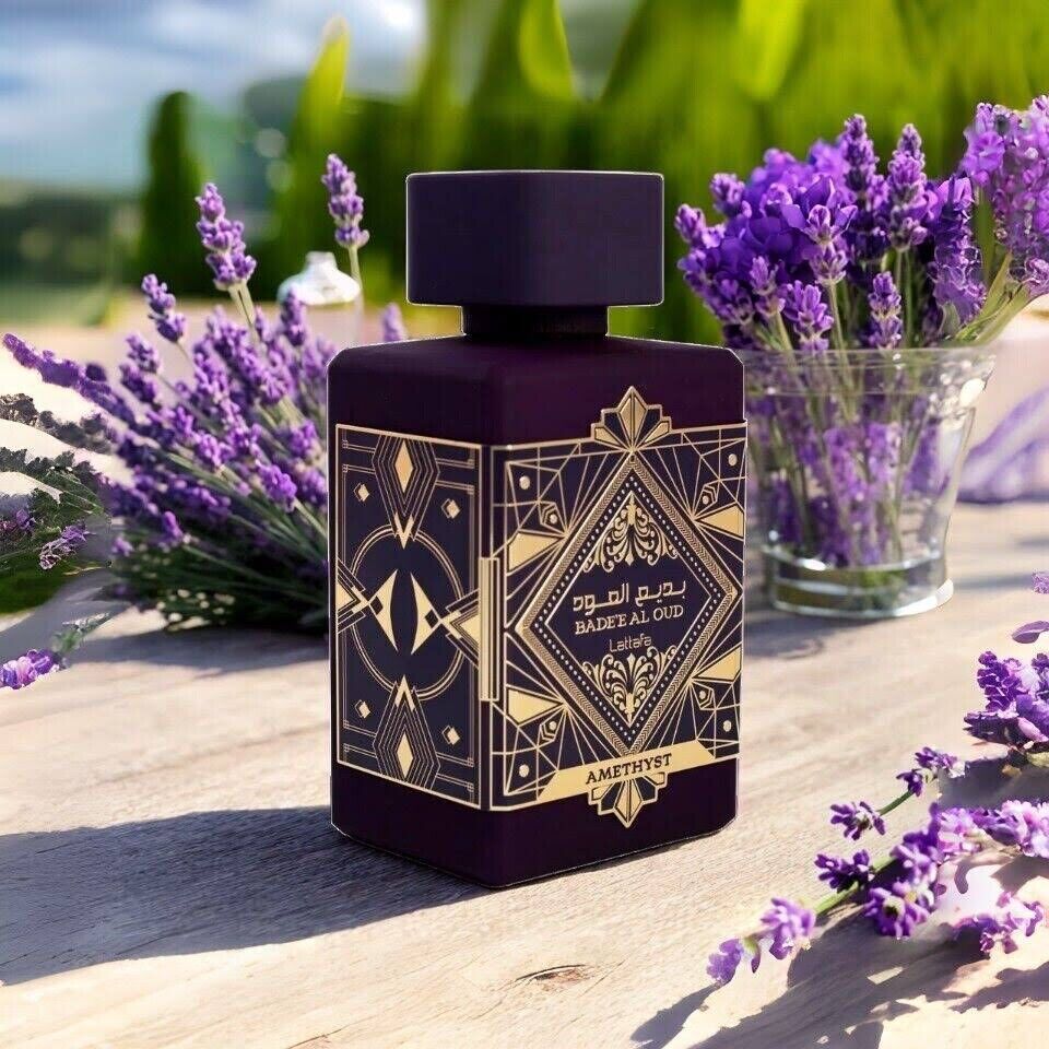 BADE'E AL OUD AMETHYST BY LATTAFA - EAU DE PARFUM FOR UNISEX 3.4OZ / 100ML