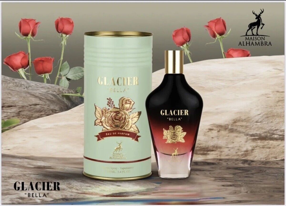 GLACIER BELLA BY MAISON ALHAMBRA - EAU DE PARFUM FOR WOMAN 3.4OZ / 100ML