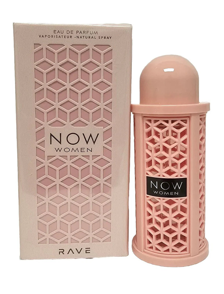 RAVE NOW PINK BY LATTAFA - EAU DE PARFUM FOR WOMAN 3.4OZ / 100 ML