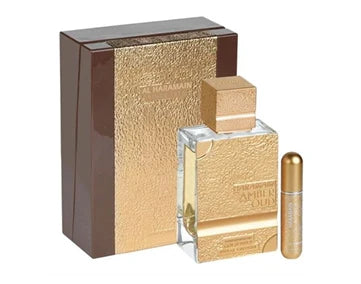 AMBER OUD GOLD 999.9 DUBAI EDITION BY AL HARAMAIN - EXTRAIT DE PARFUM, 3.4OZ/100ML