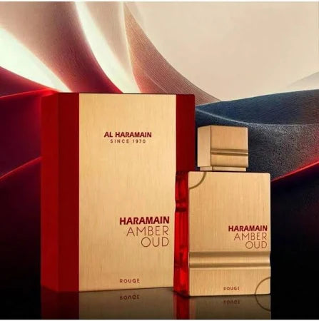 AMBER OUD ROUGE BY AL HARAMAIN - EAU DE PARFUM FOR UNISEX 2.0 OZ/ 60ML