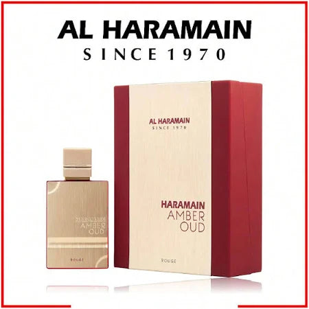 AMBER OUD ROUGE BY AL HARAMAIN - EAU DE PARFUM FOR UNISEX 2.0 OZ/ 60ML