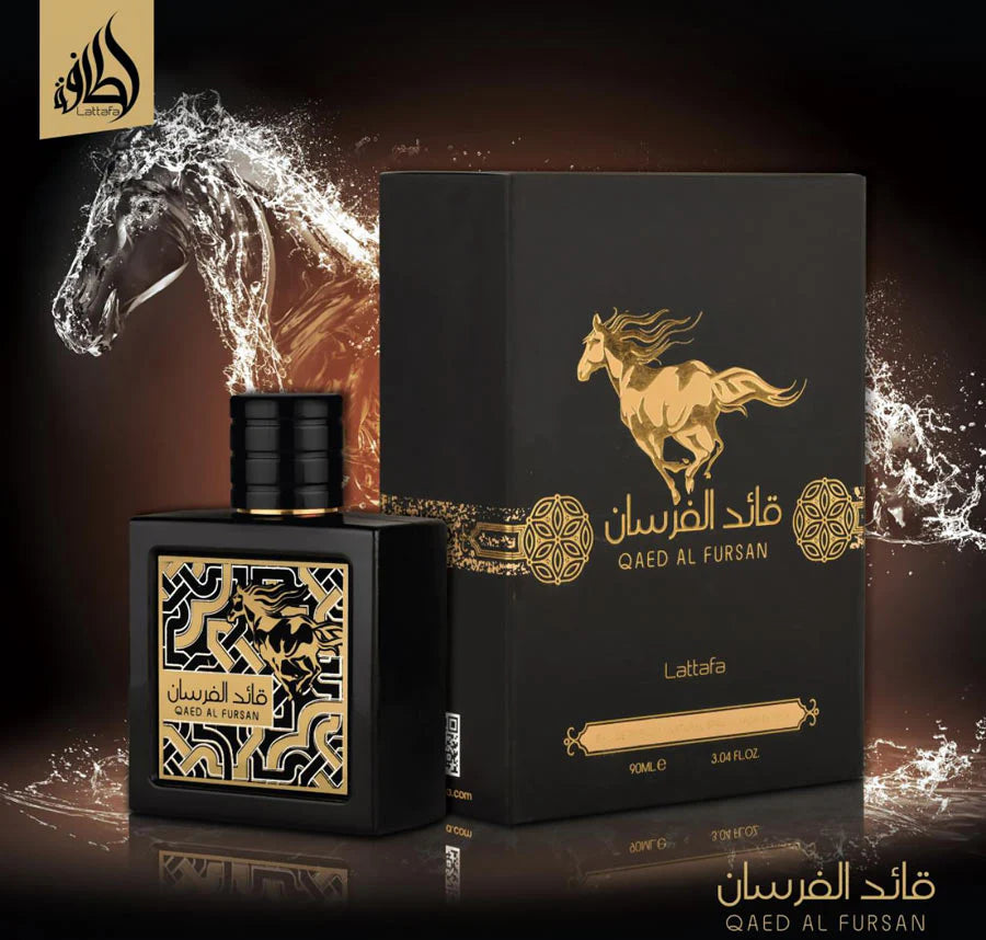 QAED AL FURSAN BY LATTAFA - EAU DE PARFUM FOR UNISEX, 3.4OZ/100ML